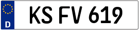 Truck License Plate